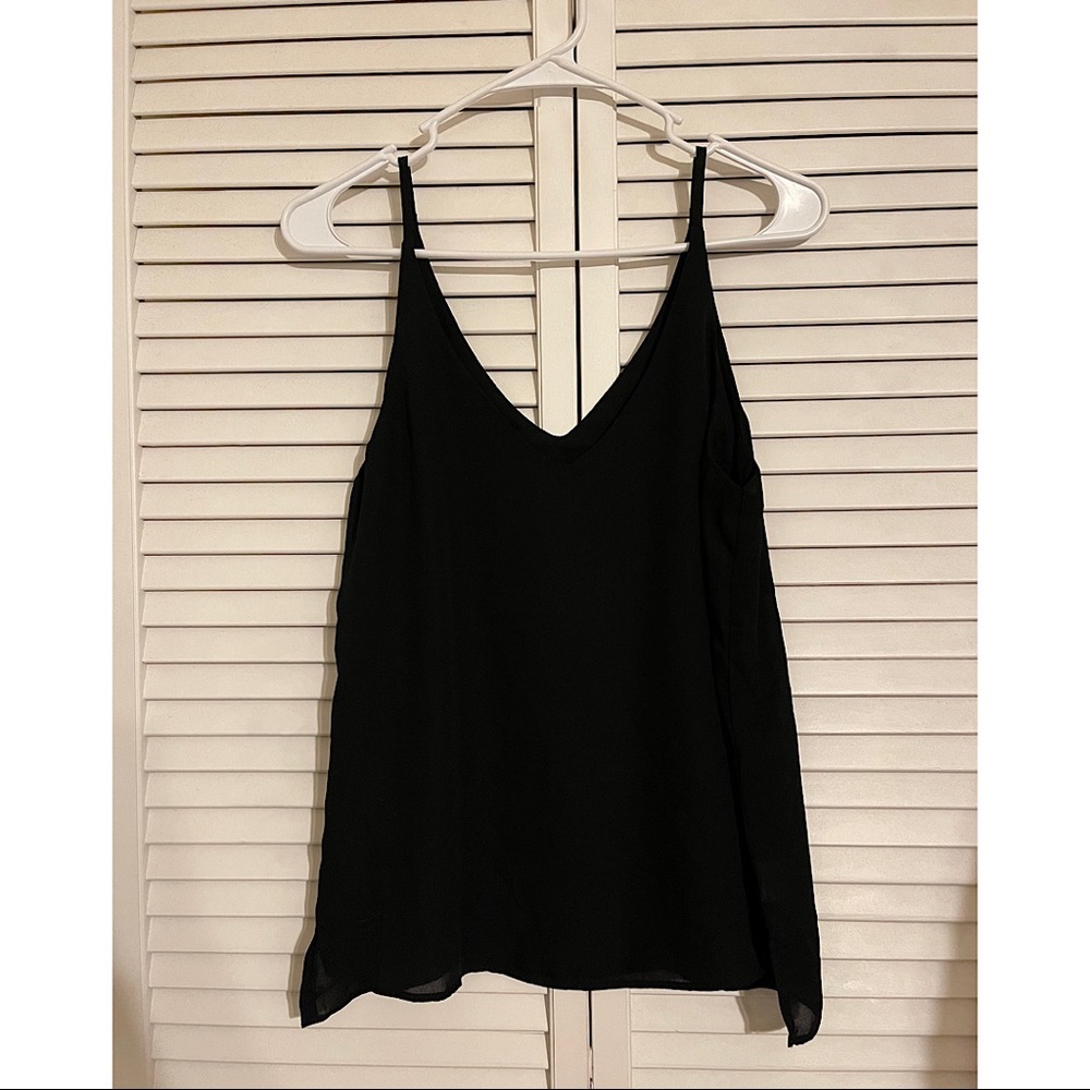 Boutique black cami, size S
